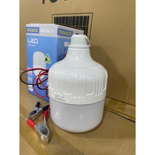 Bóng Đèn LED Buld Trụ Nhôm Kẹp Bình TUVACO Công Suất 20W 30W 40W, Ánh Sáng Trắng, Tiết Kiệm Điện