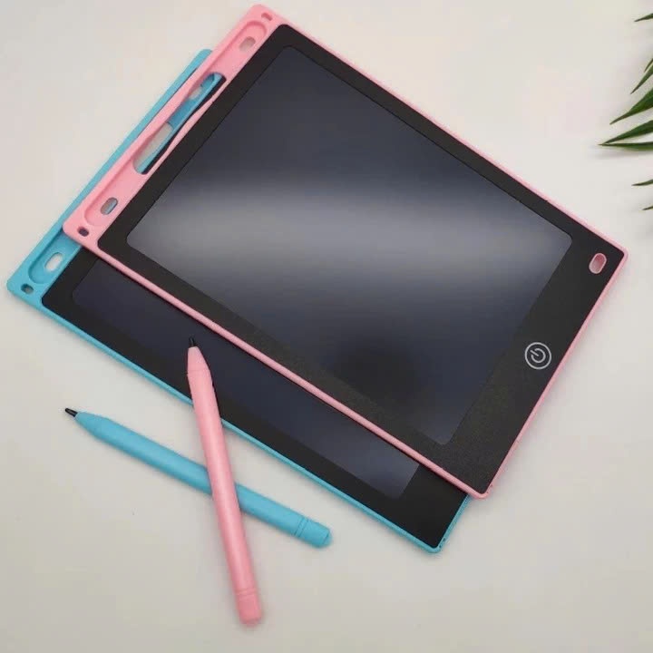 Bảng tự xóa LCD thông minh loại 8.5inch 10inch 12inch giúp cho trẻ 2 3 4 5 6 tuổi vui chơi và học tập