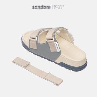 [TẶNG VỚ BAMBOO TỪ 1/7] SANDANI Giày Sandal Nữ Xám Sữa Hot Trend, Đế Êm Chống Trơn (Nên Tăng 1 Size) - BẢO HÀNH 1 NĂM