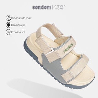 [TẶNG VỚ BAMBOO TỪ 1/7] SANDANI Giày Sandal Nữ Xám Sữa Hot Trend, Đế Êm Chống Trơn (Nên Tăng 1 Size) - BẢO HÀNH 1 NĂM