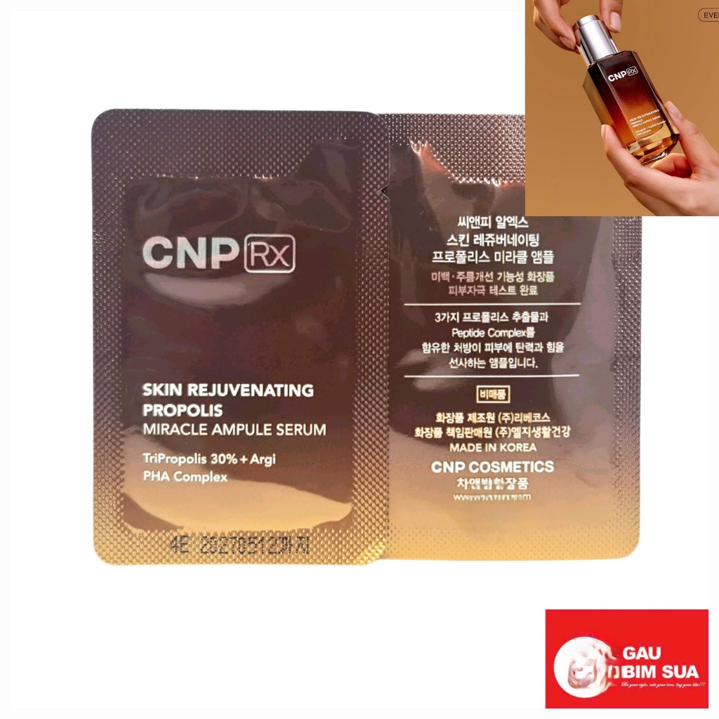 [NEW] 30 Gói tinh chất keo ong CNP Rx Skin Rejuvenating Propolis ...