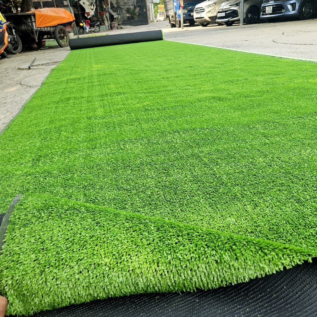 Combo 50m2 (2m x 25m)  thảm cỏ nhân tạo sợi 1cm đế PU  không bụi, trải sàn, dán tường, trang trí sân vườn, sự kiện