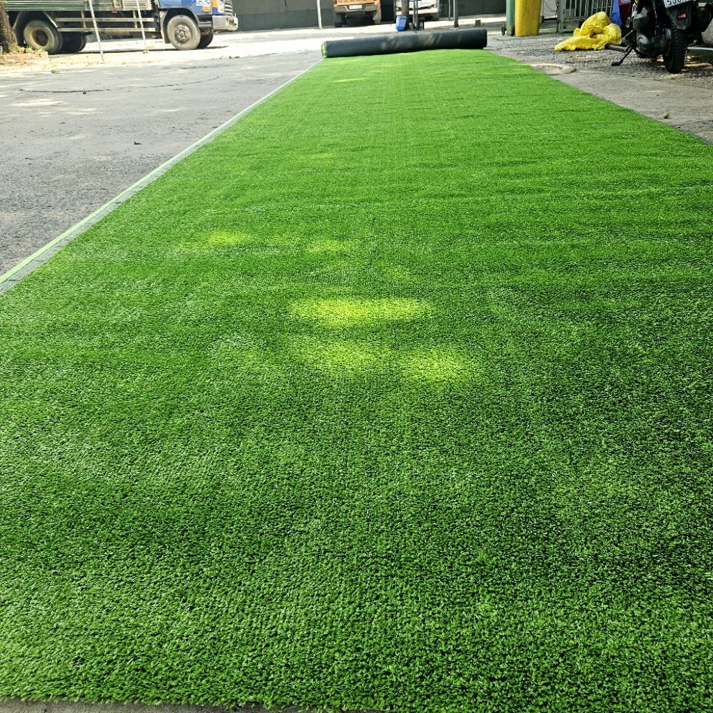 Combo 50m2 (2m x 25m)  thảm cỏ nhân tạo sợi 1cm đế PU  không bụi, trải sàn, dán tường, trang trí sân vườn, sự kiện
