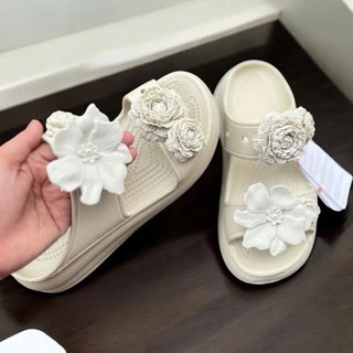🩷🩷Dép nhựa hoa trà hai quai cao 5cm
