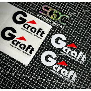 Tem Sticker DTF Gcraft - Japan, 2 Màu Trắng Đỏ - Đen Đỏ |SGDC - 1 Cái/Cặp|