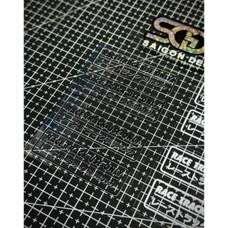 Tem Sticker DTF Mẫu Chữ Japan Race Track Use Only, Bộ Sưu Tập 2025 - 2 Màu Sắc |SGDC - 1 Cái/Cặp|