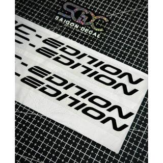 Tem Sticker DTF Dán Phuộc Trước RC Edition, Có 2 Màu |SGDC - 1 Cặp|