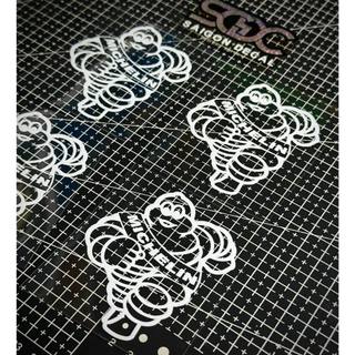 Tem Sticker DTF Michelin Trắng - Kích thước lớn |SGDC - 1 Cái|