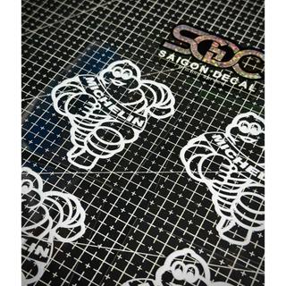 Tem Sticker DTF Michelin Trắng - Kích thước lớn |SGDC - 1 Cái|