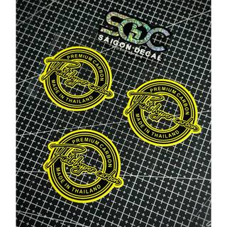 Tem Sticker DTF Fiat Hyper Carbon Thailand - 6 Màu Sắc - Mới 2025 |SGDC - 1 Cái|