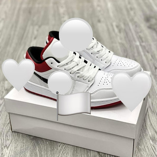 Giày thể thao cổ thấp bigsize nam nữ mùa hè màu trắng gót đỏ đế bằng êm nhẹ , sneaker thời trang big size cao cấp