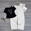 Sét áo cộc tay chất cotton tàu+ quần baggy chất thô kaki. Đủ size SMLXL
