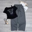 Sét áo cộc tay chất cotton tàu+ quần baggy chất thô kaki. Đủ size SMLXL