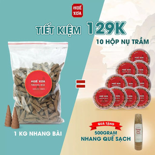 [MUA 1 TẶNG 1] 1 Ký Nụ Bài Sạch Trầm Hương Tự Nhiên 540 nụ trầm Huế Xưa, nụ dùng cho lư, không hóa chất