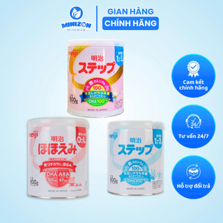 Sữa Meiji Nội Địa Nhật Số 0-1 Và Số 1-3 Lon 800g Cho Bé mẫu mới
