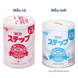 Sữa Meiji Nội Địa Nhật Số 0-1 Và Số 1-3 Lon 800g Cho Bé mẫu mới