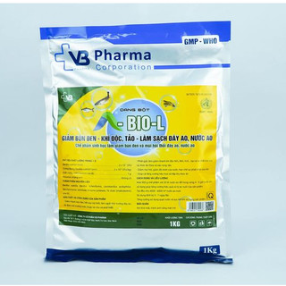 VB Pharma Men vi sinh A-Bio-L diệt tảo làm sạch ao nuôi tôm cá thủy sản gói 1kg