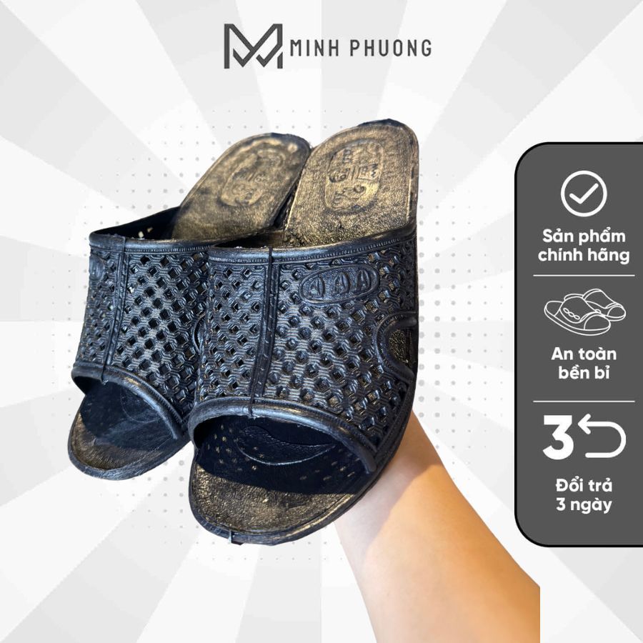 Dép tổ ong mang trong nhà màu đen giá siêu rẻ tại xưởng,dép nhựa đi trong nhà tắm, văn phòng, nhà vệ sinh(xi)