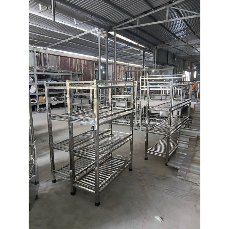 kệ inox 3 tầng để lò vi sóng bền đẹp