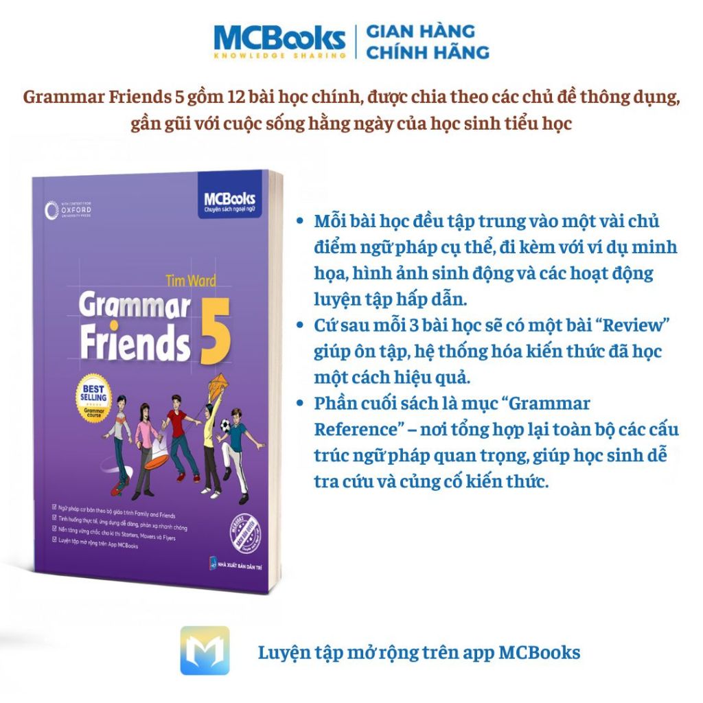Sách - Grammar Friends - Tài liệu học Tiếng Anh chuẩn quốc tế Tiểu học và THCS