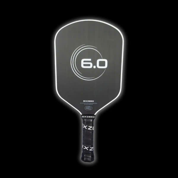 Vợt Pickleball Six Zero Infinity Edgeless Double Black Diamond Control - 6.0 logo