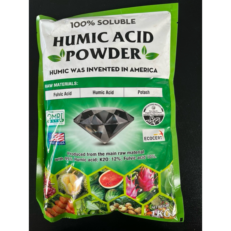 Phân bón lá HUMIC- kích rễ, cải thiện đất- phun lá, tưới gốc(gói 1kg)
