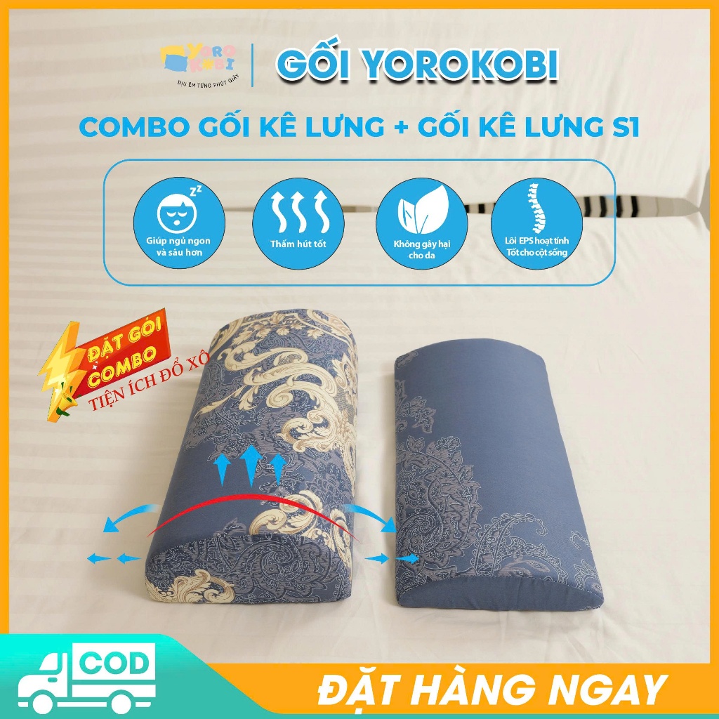 Gối kê lưng thoát vị đĩa đệm AIRU - Hàng chính hãng được bác sỹ khuyên dùng