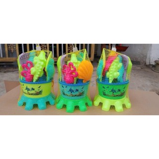 BỘ ĐỒ CHƠI XÚC CÁT CHO BÉ, CÓ GUỒNG QUAY, SIZE LỚN -Đồ chơi xô đi biển nhỏ 0 cuồng quay