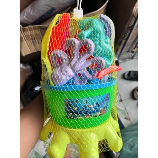 BỘ ĐỒ CHƠI XÚC CÁT CHO BÉ, CÓ GUỒNG QUAY, SIZE LỚN -Đồ chơi xô đi biển nhỏ 0 cuồng quay