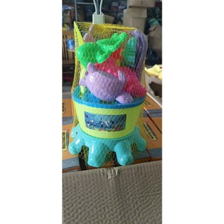 BỘ ĐỒ CHƠI XÚC CÁT CHO BÉ, CÓ GUỒNG QUAY, SIZE LỚN -Đồ chơi xô đi biển nhỏ 0 cuồng quay