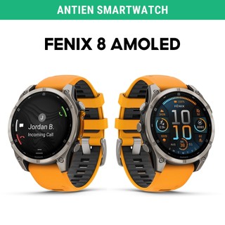 Đồng hồ thông minh Garmin Fenix 8, GPS đa môn thể thao, Màn Hình Sapphire AMOLED - Hàng Chính Hãng