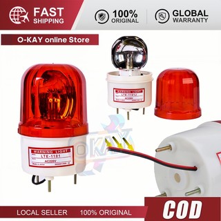 LTE-110J 220V Đèn Quay Cảnh Báo, Có Còi & Không Còi, Đèn Xoay Cảnh Báo Công Trường, Chất Lượng Cao, Giá Tốt, Free Ship