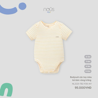 Nu Mini Tổng hợp mẫu cộc tay và bodysuit kẻ cho bé trai và bé gái chất liệu cotton mềm mại thoáng mát và an toàn cho bé