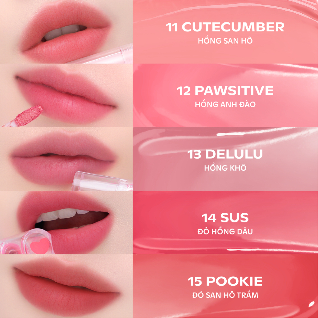 [KOL x OFÉLIA] Son Tint Nước Mịn Lì Thuần Chay SUGARPLUM MistyNow Blurring Tint (3.8g)