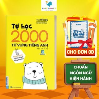 Sách - Tự Học 2000 Từ Vựng Tiếng Anh Theo Chủ Đề Phiên Bản Khổ Nhỏ Dành Cho Người Học Căn Bản - Học Kèm App Online