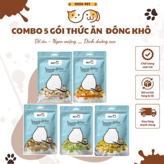 (Gói dùng thử ) Hạt Đông Khô Dành Cho Chó Mèo Cung Cấp Dinh Dưỡng PetQ