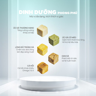 (Gói dùng thử ) Hạt Đông Khô Dành Cho Chó Mèo Cung Cấp Dinh Dưỡng PetQ