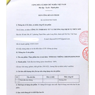 Tinh dầu thông đỏ hàn quốc Cheongsongwon cao cấp, hộp đỏ 180 viên