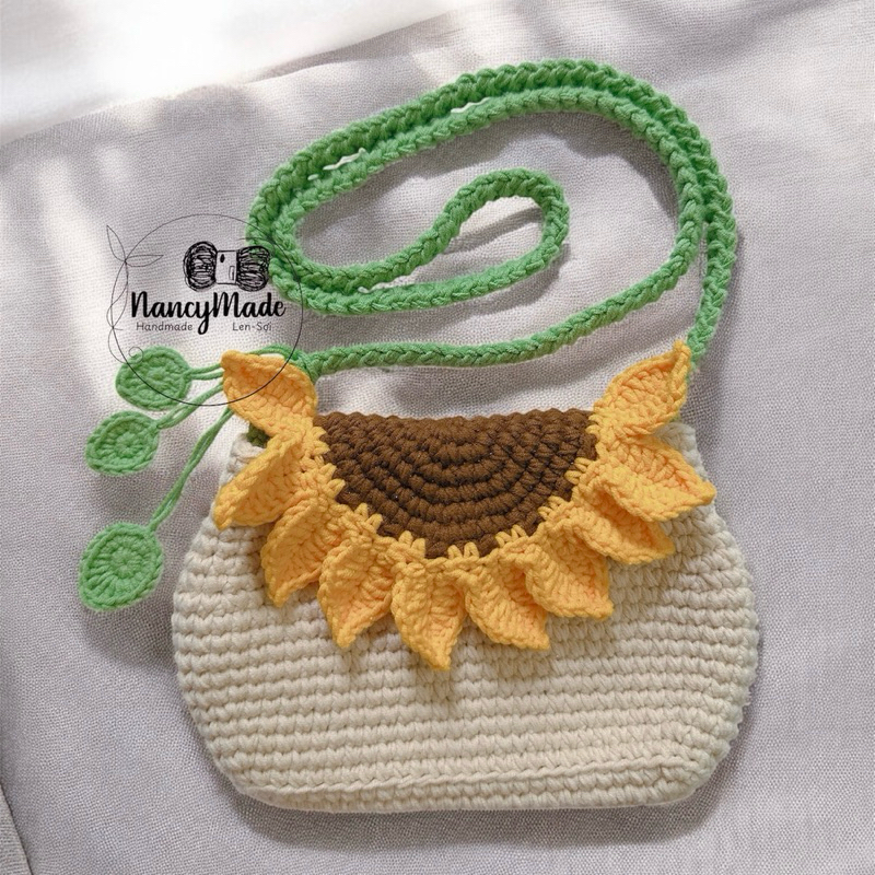 [Handmade] Túi xách nữ dễ thương bằng len móc | Shopee Việt Nam