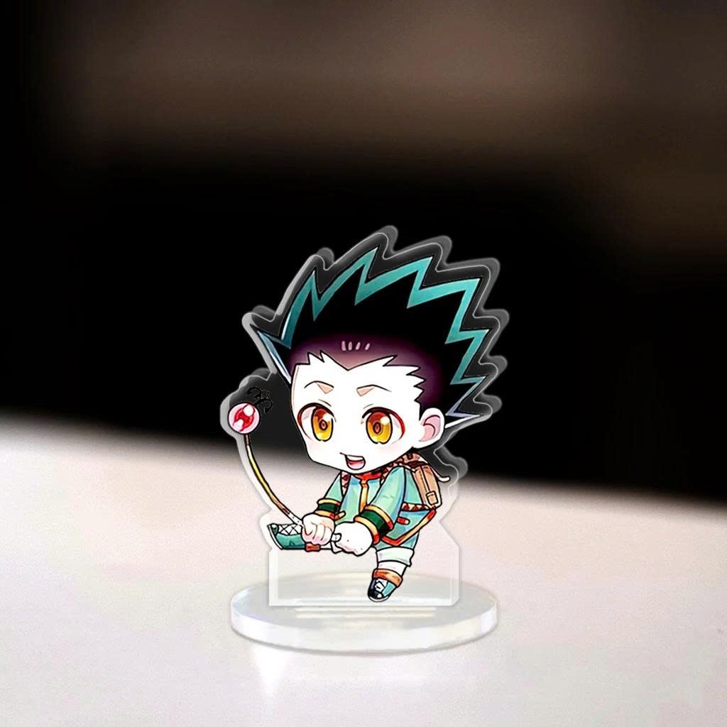 Standee, Mô Hình Hunter X Hunter Cao 5cm Standee Killua Zoldyck Gon Freecss Anime Manga Chibi Decor Bàn Học - SakuMai