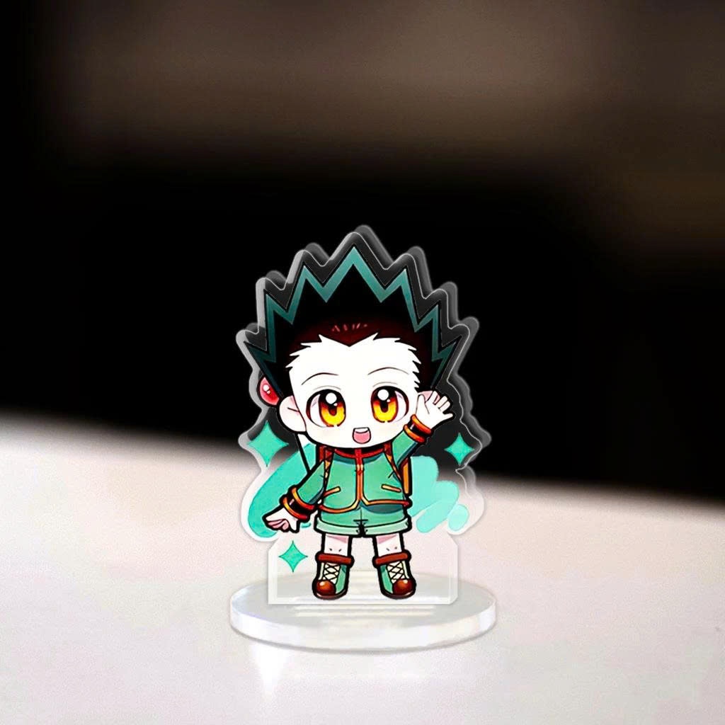 Standee, Mô Hình Hunter X Hunter Cao 5cm Standee Killua Zoldyck Gon Freecss Anime Manga Chibi Decor Bàn Học - SakuMai