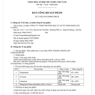 Tinh dầu thông đỏ Kwangdong Hàn Quốc giúp ăn ngủ tốt, kéo dài tuổi thọ hộp 120 viên - CO112