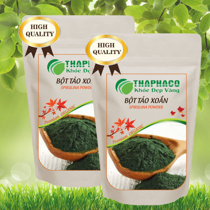 Bột tảo xoắn nguyên chất - Túi 100gram - Loại uống được