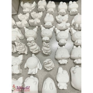 [Chọn Mẫu] Combo 5-10 Tượng Thạch Cao Mini 2D 3D Size 5cm 6cm Hottrend