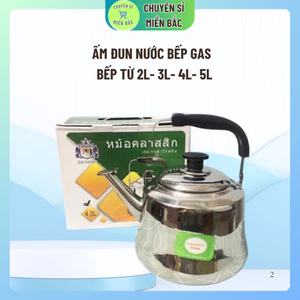 Ấm đun nước Bếp gas - Bếp từ 2L- 3L- 4L- 5L inox Thái Lan sỉ lẻ