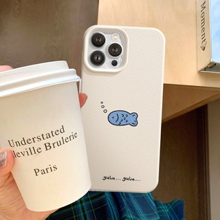 Ốp Lưng iPhone TPU Hoạ Tiết Da Mềm Cá Nhỏ Chống Sốc, Chống Bẩn Cao Cấp - iP X/XS/11/12/13/14/15/16/17/Plus/Pro/Max/Air