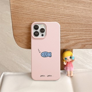 Ốp Lưng iPhone TPU Hoạ Tiết Da Mềm Cá Nhỏ Chống Sốc, Chống Bẩn Cao Cấp - iP X/XS/11/12/13/14/15/16/17/Plus/Pro/Max/Air