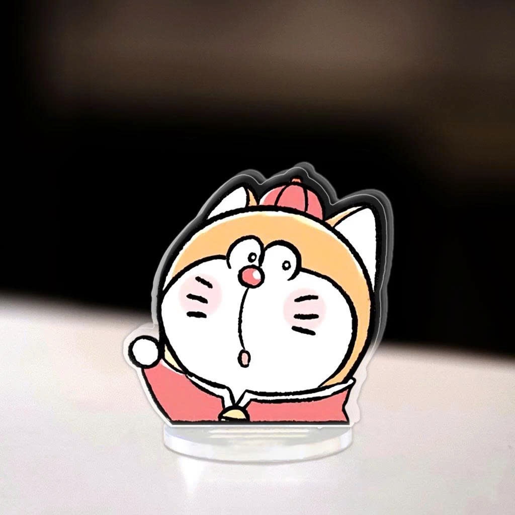 Standee, Mô Hình Mini Doraemon Cao 5cm In UV Dora The Kid Wang Dora Standee Chibi Anime Manga Decor Bàn Học - SakuMai