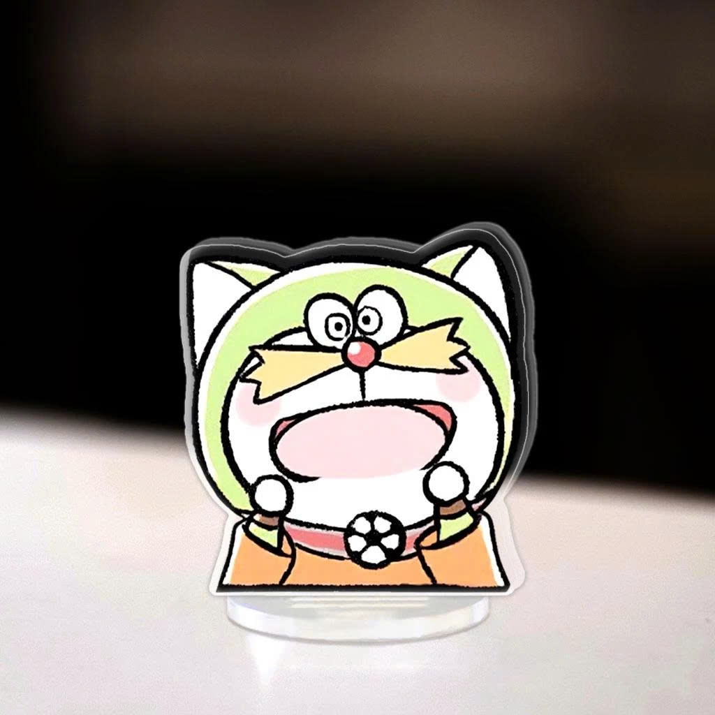 Standee, Mô Hình Mini Doraemon Cao 5cm In UV Dora The Kid Wang Dora Standee Chibi Anime Manga Decor Bàn Học - SakuMai