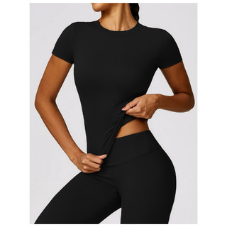 Áo Cọc Tay Trơn Thun Thể Thao Nữ Tập Gym,Yoga Không Mút Lót Thoáng Khí Chất Poly Cao Cấp Co Giãn Thấm Hút Tốt (coc55)
